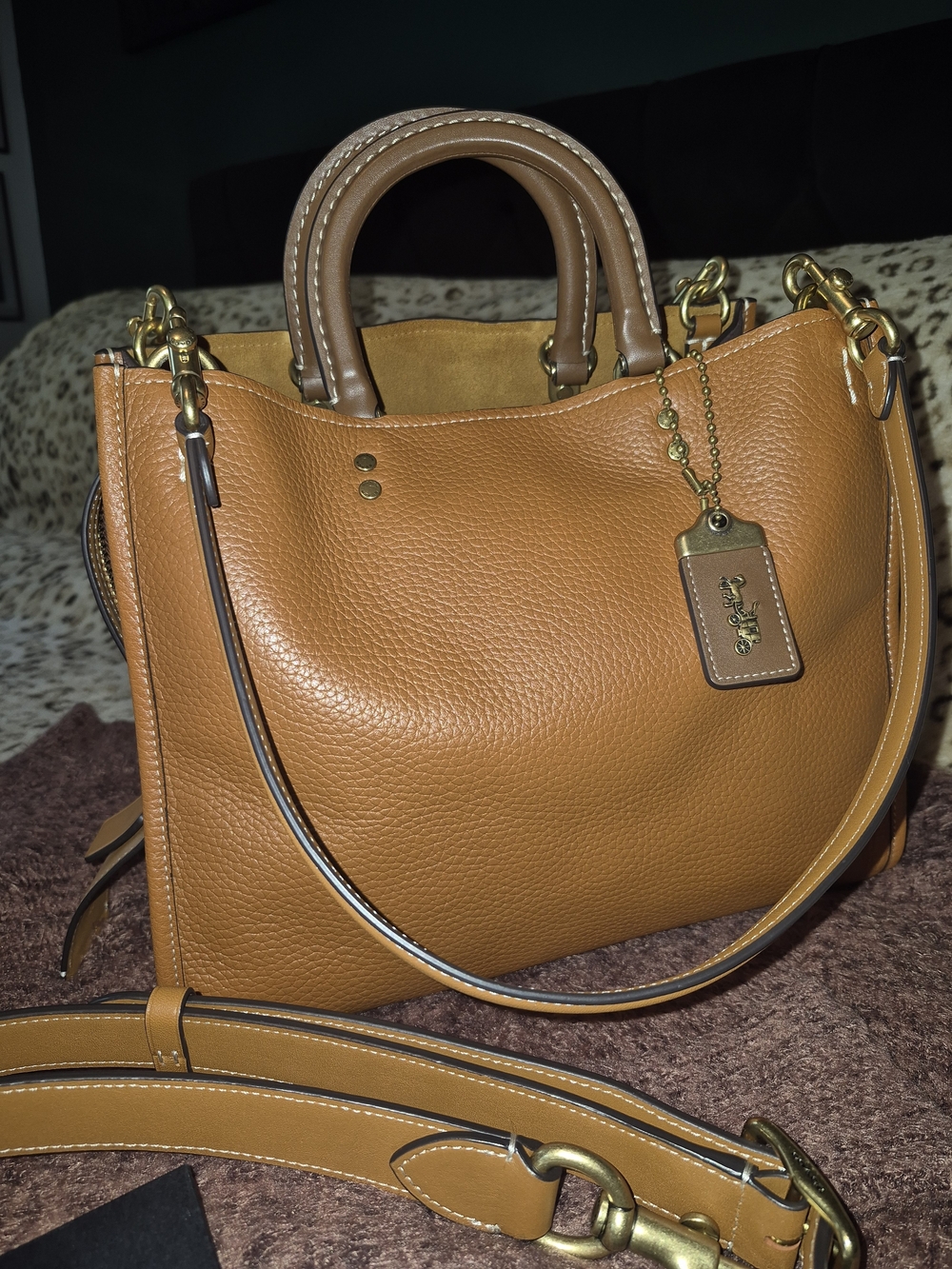 Coach RARE Colorblock Rogue 30! - Picture 4 of 16